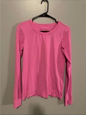 Lily Pulitzer Women’s Long Sleeve Pink Crewneck Top